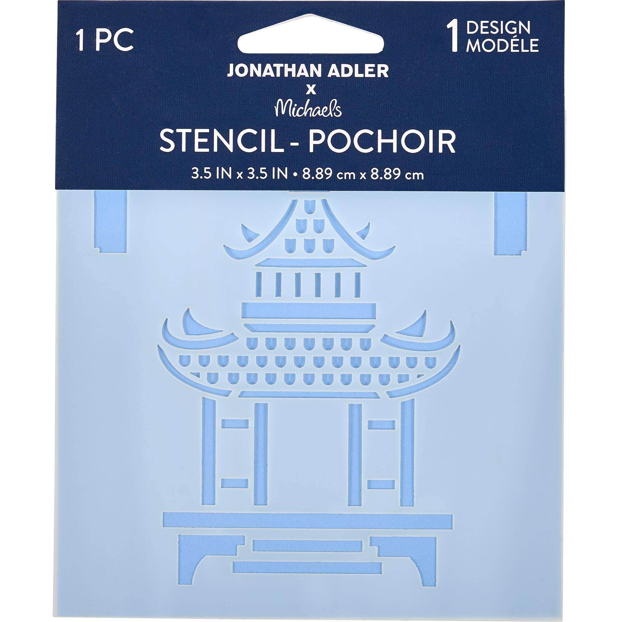 Jonathan Adler x Michaels 3.5" Pagoda Stencil